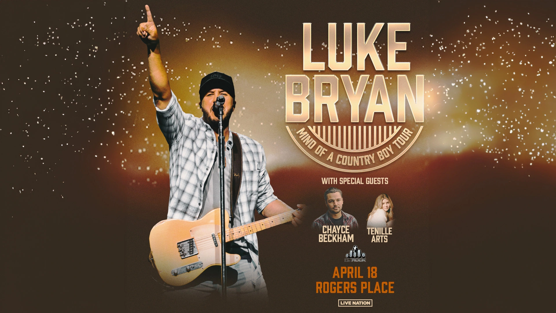 Luke Bryan Concert Banner