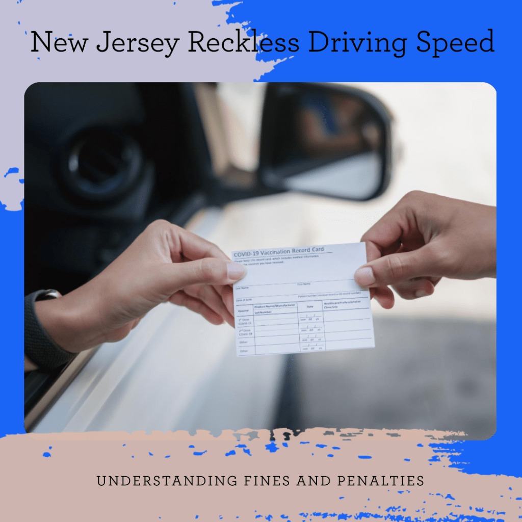 New Jersey Reckless Driving Speed