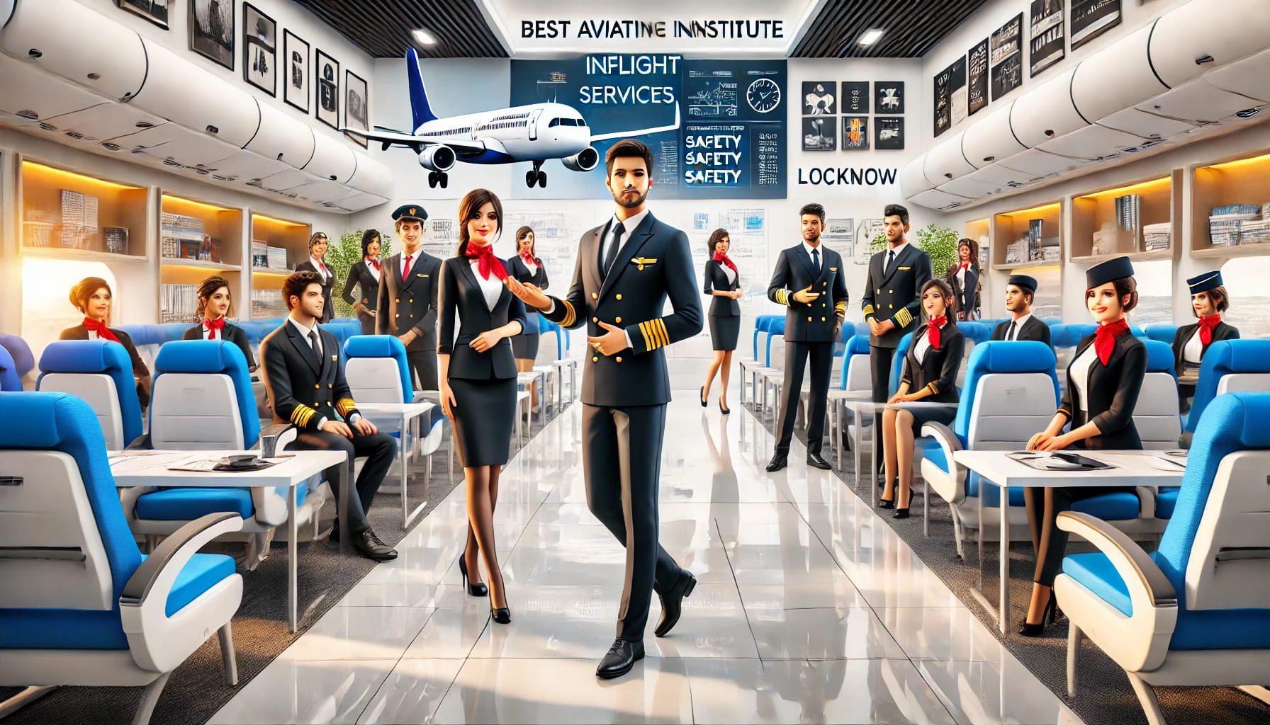 Which is the Best Aviation Institute in Lucknow for Cabin Crew and Air Hostess Training?