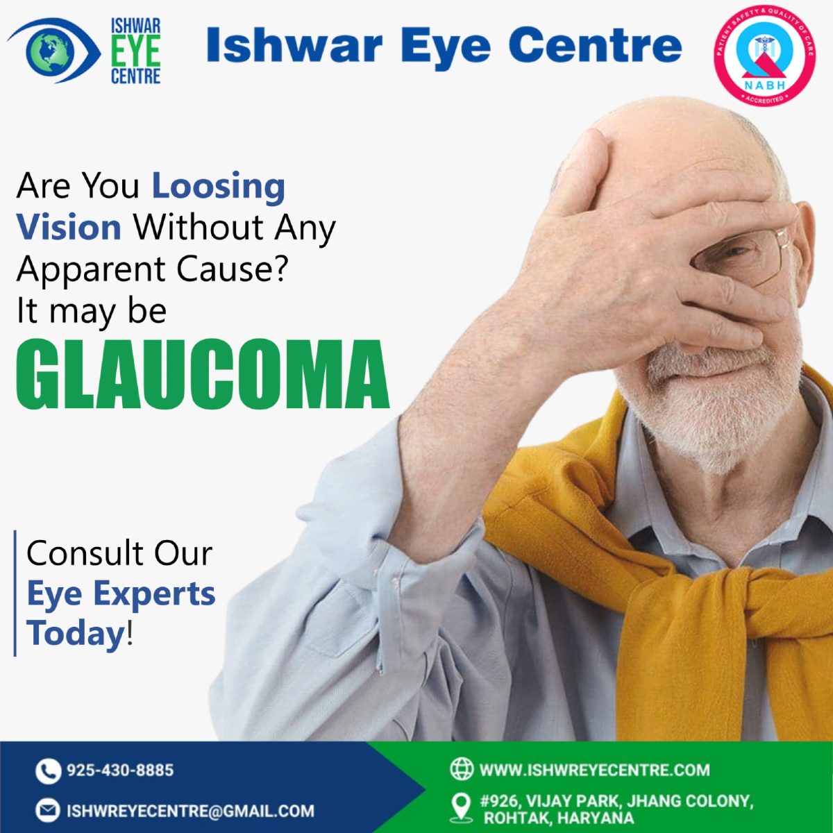 Why Ishwar Eye Centre is the Best Glaucoma Hospital in Rohtak – Protect Your Vision Now