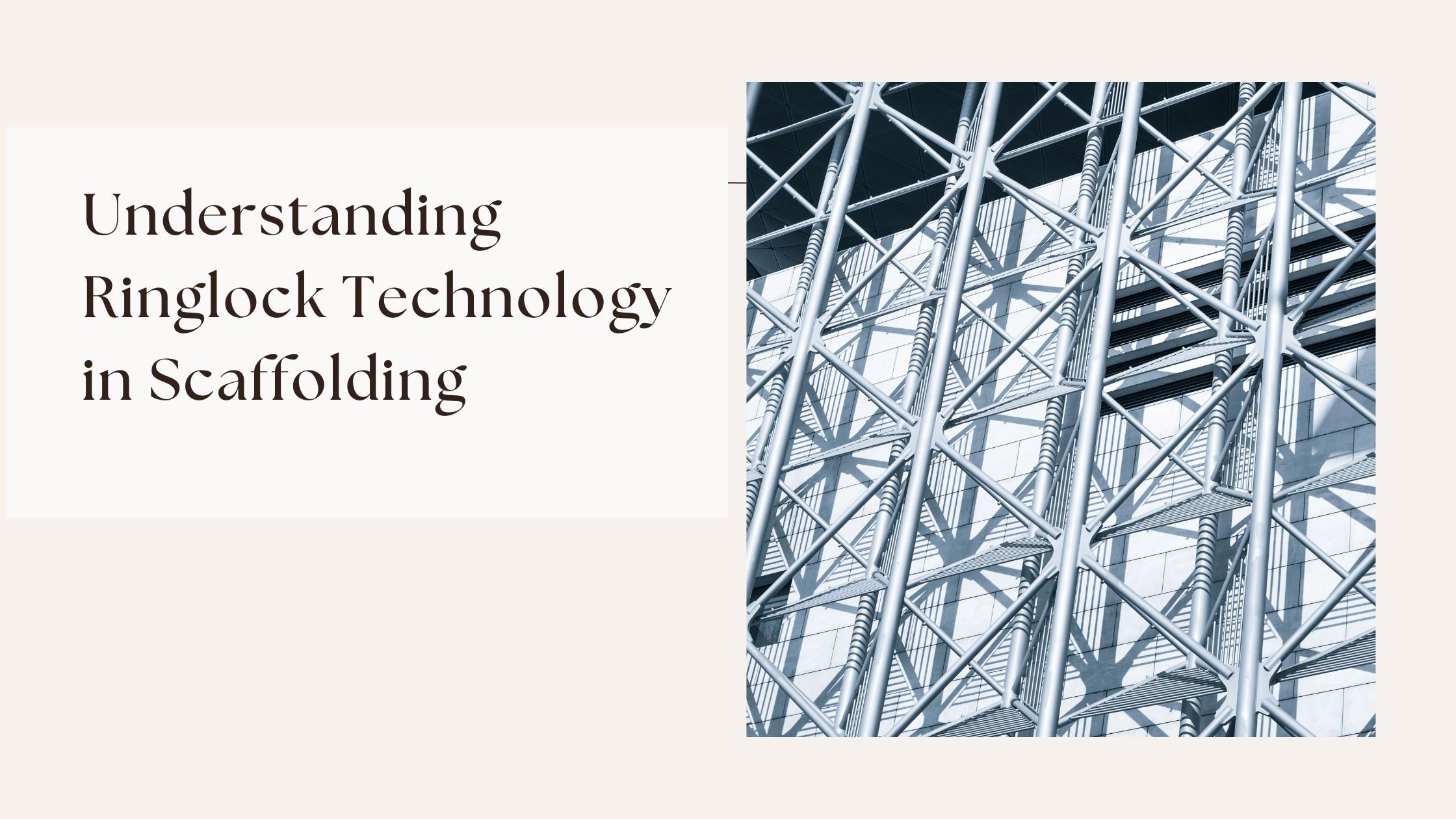 Ringlock scaffolding uses a modular, pin-and-plate system for quick, secure, and flexible assembly, ideal for various construction projects.