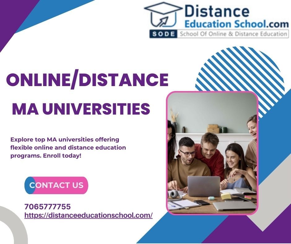 MA Distance Education in Noida, UP: Fees, Admission, and Universities