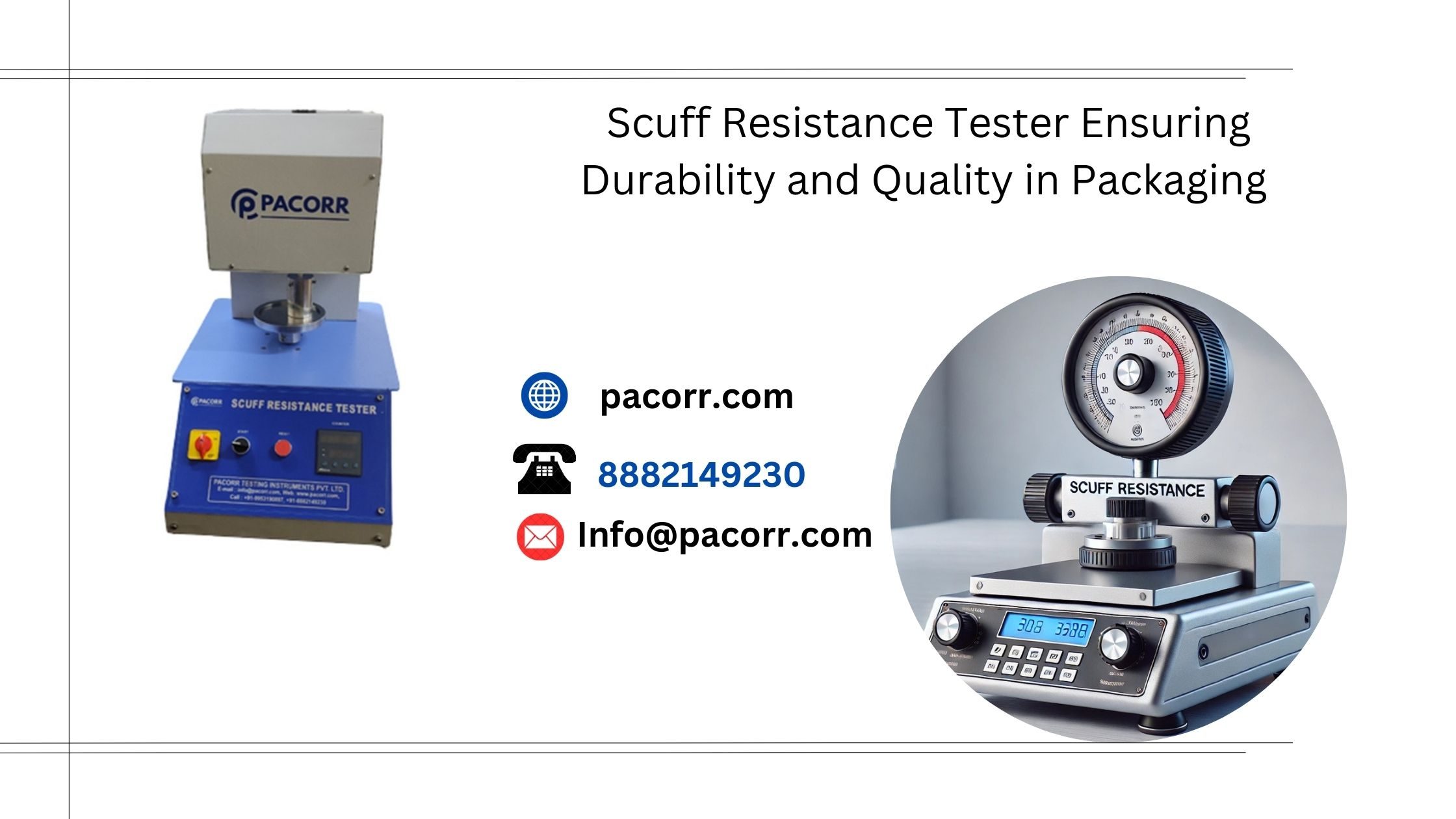 Scuff Resistance Tester Ensuring Durability in Packaging and Printing