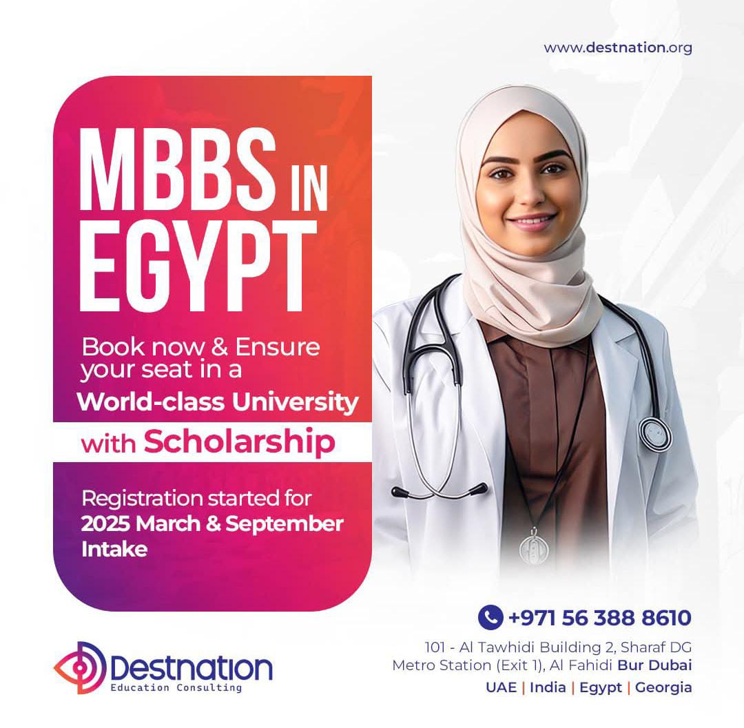 Study MBBS in Egypt for Indian Students: Your Gateway to Global Medical Excellence