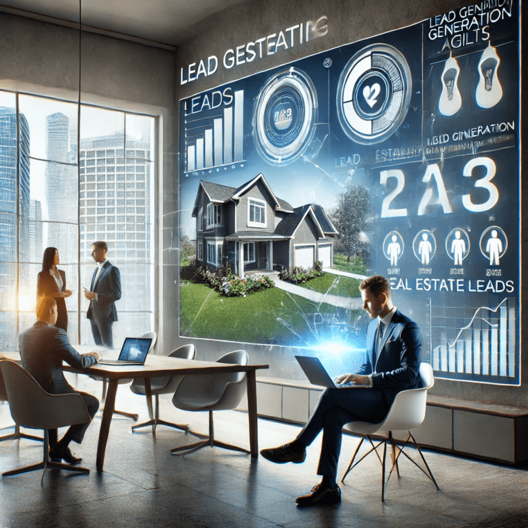 DALL·E-2025-03-24-18.01.43-A-modern-real-estate-office-with-digital-marketing-elements-showcasing-lead-generation-analytics-on-a-large-screen.-A-real-estate-agent-is-seen-worki