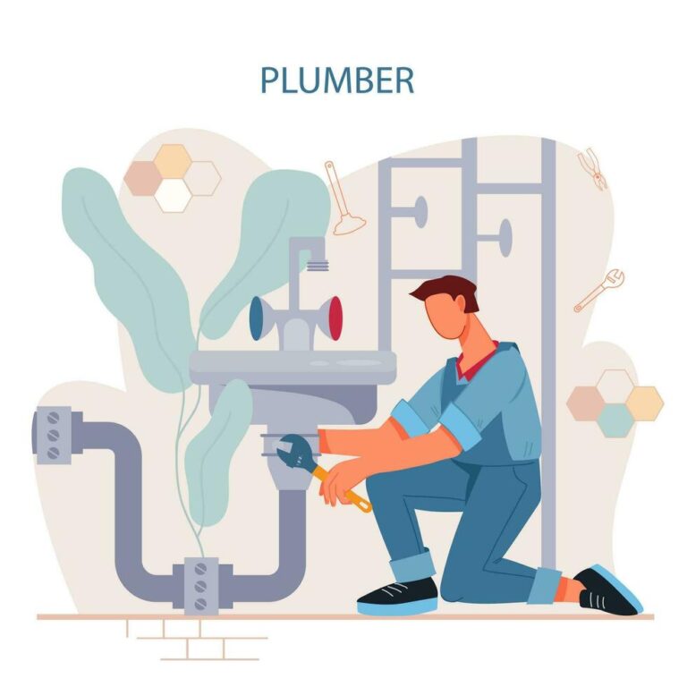 plumber-man-fixing-water-pipes-plumbing-services-banner-or-advertising-poster-template-flat-illustration-isolated-on-white-background-design-for-flyer-or-leaflet-of-home-repair-service-free-vector