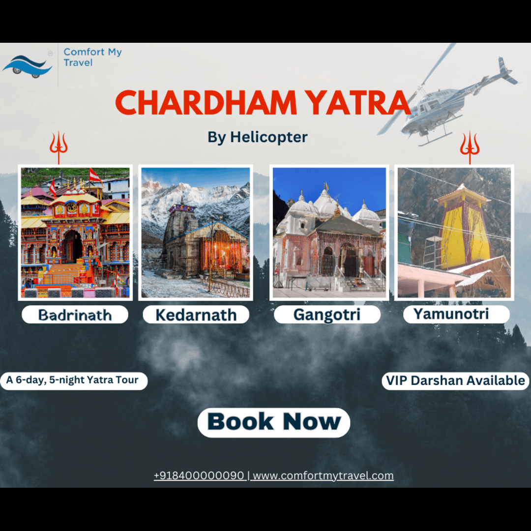 Feel the Majestic Peaks of Char Dham Yatra By Helicopter Package